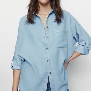 Massimo Dutti denim shirt, size 6